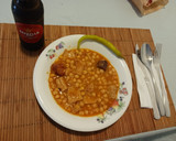Foto del paso 4 de la receta: Callos con garbanzos de bote
