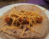 A picture of step 3 of Sweet potato black bean enchiladas.