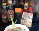 Foto langkah ke 5 dari resep Soto ayam santan praktis.