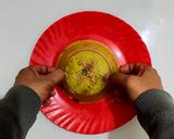 A picture of step 8 of Pineapple Sheera/Kesari.