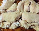 Hình bước làm 2 của món Vịt luộc bóc nõn