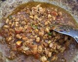 A picture of step 4 of Chicken Stuffed Karela Recipe.