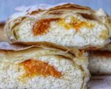 Gyors, házi, túrós-barackos rétes 🍑 recept fázis 3 fotója