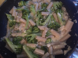 Pollo con avena y macarrones con brócoli 🥦