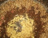 A picture of step 5 of Shaljam gosht.