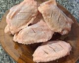 รูปขั้นตอนการทำที่ 1 ของ ปีกไก่นึ่งซีอิ๊ว
