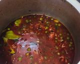 A picture of step 7 of Beetroot pulav.