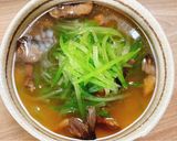 Hình bước làm 4 của món Canh bí xanh nấu nấm rơm khô