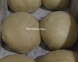 A picture of step 5 of Nutella bread 🥯.