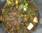 A picture of step 3 of Matar paneer #Cookpad.