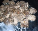 A picture of step 3 of Tawa Kaleji.