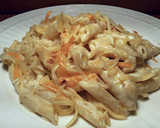 Foto del paso 13 de la receta: Macarrones con bechamel de azafrán y queso Idiazabal