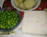 A picture of step 1 of Peas cutlet.