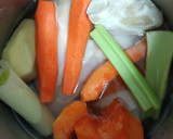 Foto del paso 1 de la receta: Sopa de calabaza con gallina y garbanzos
