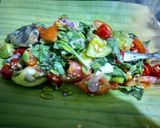 Foto langkah ke 4 dari resep Pepes Ikan Asin Petai Cina.