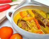 Foto langkah ke 5 dari resep Kuah santan plus tongkol terong.