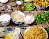 A picture of step 1 of The Delicious Veg White Sauce Pasta Recipe In One Pot A Complete Meal.
