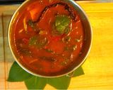 A picture of step 3 of Mexican oregano Rasam.