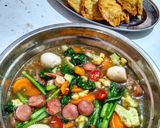 Foto langkah ke 9 dari resep Capjay Telur Puyuh + Jamur Tiram Krispi.