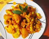 दही आलू गोभी फ्रायड भाजी (Dahi Aloo Gobi Fry Bhaji Recipe In Marathi) रेसिपी स्टेप 5 फोटो