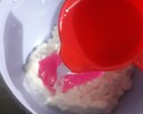 A picture of step 3 of Colourful Suji sandvich.