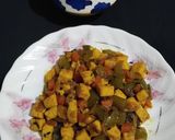 A picture of step 4 of Vegetable Paneer.