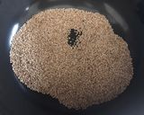 A picture of step 1 of Sesame fudgeTil ke ladoo.