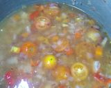 A picture of step 3 of Yellow Yam and Moringa Sauce.