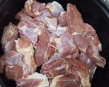 Foto langkah ke 1 dari resep Rendang daging pacak(muscle) simple tak pakai ribet by lely.