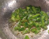 A picture of step 1 of Hara bhara masala with homemade pav.