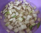 Foto del passaggio 1 della ricetta Calzone ripieno di coste indiavolate