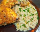 Foto del paso 5 de la receta: Pata muslo con trigo burgol y arroz integral