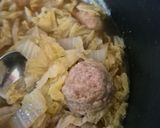 Foto del paso 5 de la receta: Sopa de col, gyozas y bolitas de cerdo