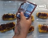 Foto langkah ke 5 dari resep *PISANG BAKAR PENYET COKLAT KEJU* bisa untuk (MPASI 13 + bulan).