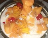 A picture of step 6 of Mango treat😊.