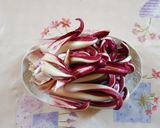 A picture of step 3 of Red Treviso Radicchio Pesto.