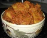 A picture of step 5 of Jimikand (yam).