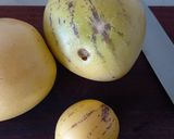 Foto del paso 1 de la receta: Mermelada de pera-melón y naranja