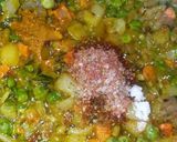 A picture of step 5 of Peri peri poha.
