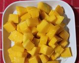 Foto langkah ke 2 dari resep Puding Lapis Mangga.