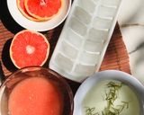 A picture of step 5 of Grapefruit mocktail.