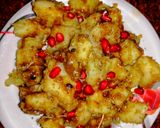 A picture of step 6 of Sweet potato chaat.