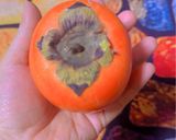 A picture of step 1 of Persimmon’s salad.