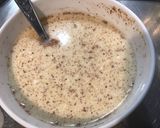 Une image de l'étape 5 de Flan de côtes de chou fleur à la mozzarella di buffala et chapelure épicée.