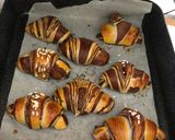 Foto del passaggio 21 della ricetta Cornetti sfogliati alla vaniglia variegati al cacao🥐