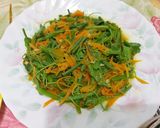 紅蘿蔔炒龍鬚菜的食譜步驟4照片