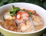 Hình bước làm 3 của món Canh măng cá và lòng cá