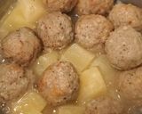 Foto del paso 3 de la receta: Albóndigas con piña y bbq
