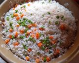 A picture of step 4 of Veggies rice.
