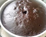 A picture of step 5 of Kitkat choco waffer cake.